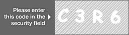 captcha code for visual authentication  letter C number 3 letter R number 6