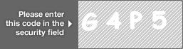 captcha code for visual authentication  letter G number 4 letter P number 5