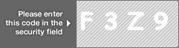 captcha code for visual authentication  letter F number 3 letter Z number 9