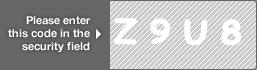 captcha code for visual authentication  letter Z number 9 letter U number 8